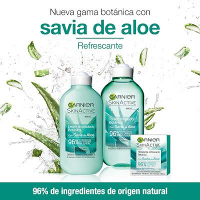 Proyecto Bopki. Nueva Gama Botánica con Savia de Aloe de Garnier (Pieles normales y mixtas)