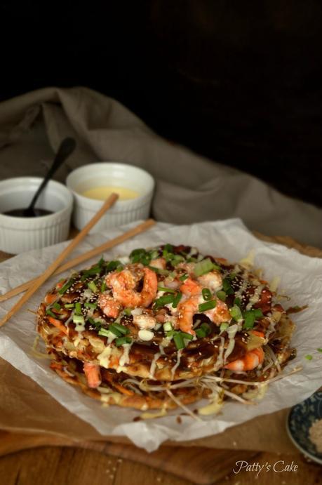 Okonomiyaki, la espectacular pizza de los japoneses