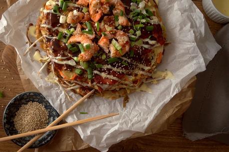 Okonomiyaki, la espectacular pizza de los japoneses