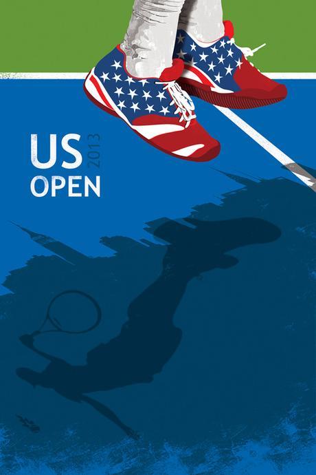 2013 US Open conmemorative poster, graphic design inspiration