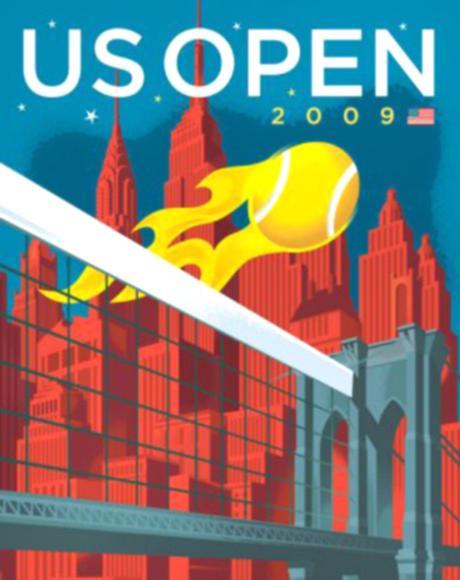 graphic design sports posters US Open