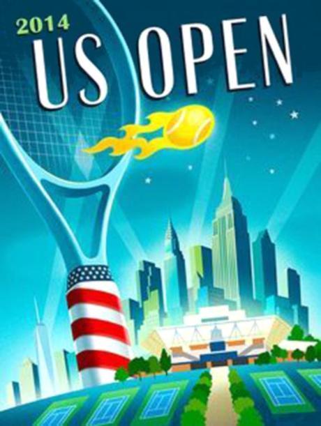 El arte del póster: el Open de tenis de Estados Unidos