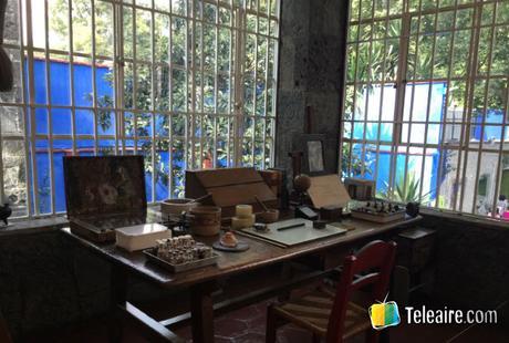 Estudio de Frida Kahlo, museo de México