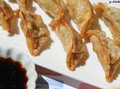 Gyozas fritas cerdo langostinos