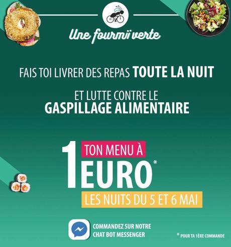 Una hormiga verde contra el desperdicio de alimentos en Francia