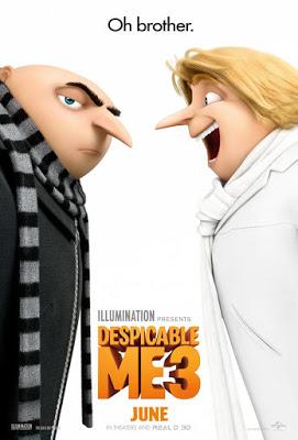 Gru 3 mi villano favorito, gru 3 despicable me 3, película, cine, cartelera, dibujos, 