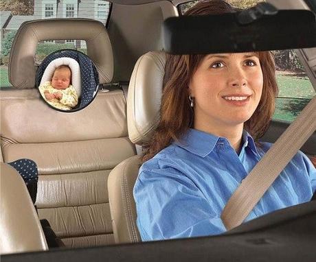 espejo para ver bebe en silla coche contramarcha