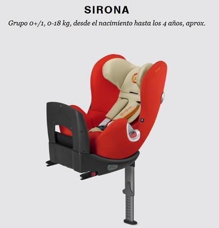 silla contramarcha cybex sirona