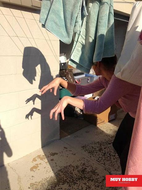 Fotos graciosas de sombras tomadas en el momento exacto