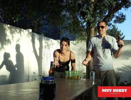 Fotos graciosas de sombras tomadas en el momento exacto