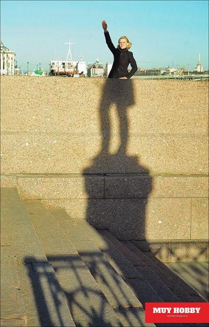 Fotos graciosas de sombras tomadas en el momento exacto