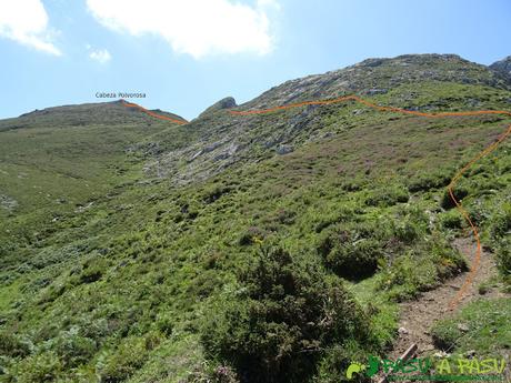 Ruta al CABEZA LA POLVOROSA, CABEZA EL ROBECU y LLAMEDO desde ARENAS DE CABRALES