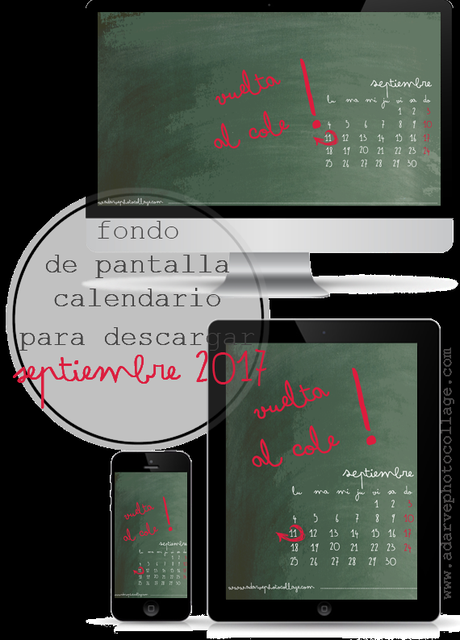 freebies, back to school calendar wallpaper to download