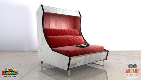 Sofá Arcade para los fanaticos de los años 90's Sofá Arcade para los fanaticos de los años 90's