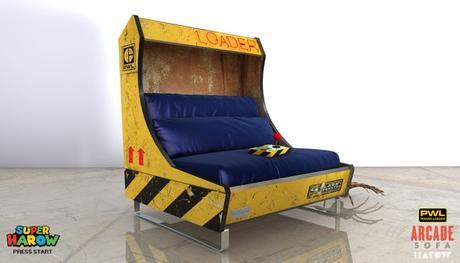 Sofá Arcade para los fanaticos de los años 90's Sofá Arcade para los fanaticos de los años 90's