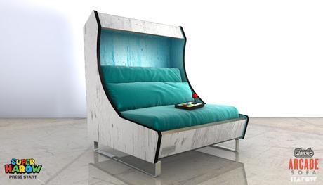 Sofá Arcade para los fanaticos de los años 90's Sofá Arcade para los fanaticos de los años 90's