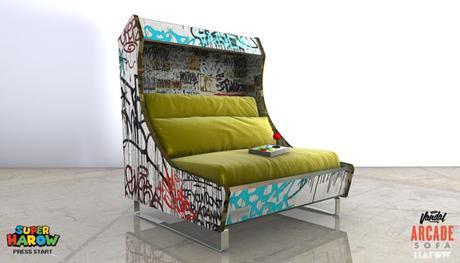 Sofá Arcade para los fanaticos de los años 90's Sofá Arcade para los fanaticos de los años 90's