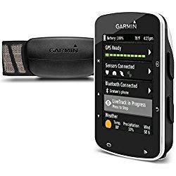 Garmin Edge 520 Pack - Ciclocomputador con GPS, incluye monitor de frecuencia cardiaca, sensores de cadencia y velocidad, negro