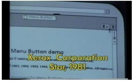 Start Xerox 1981 primer menu hamburguesa