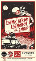 Concierto de Ambre, Los Moros y Cosmic Birds en Siroco