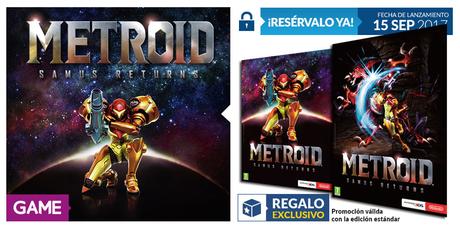 Metroid Samus Returns y póster de doble cara en GAME, ¡no se puede pedir más!