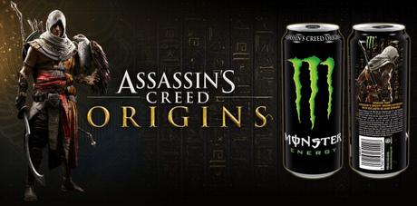 En octubre tendremos latas de Monster de Assassin's Creed con códigos para el videojuego