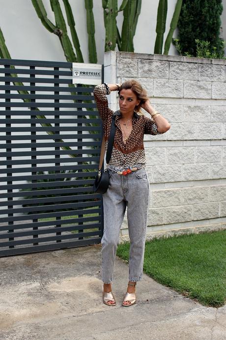 vintage camisa y mommy pants
