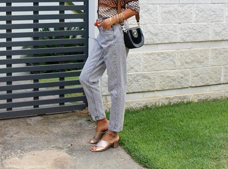 vintage camisa y mommy pants