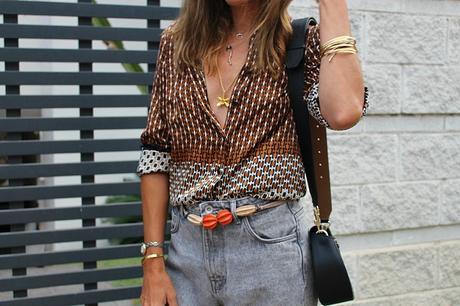 vintage camisa y mommy pants