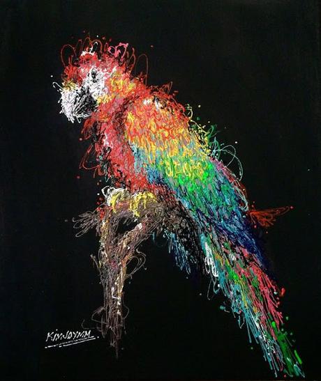 La enfermera que pinta hermosos cuadros con jeringas