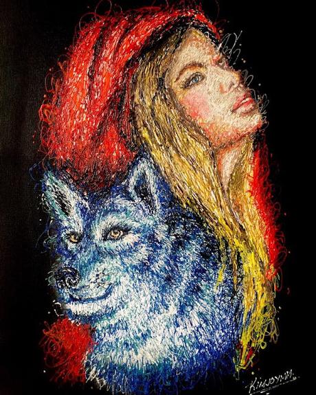 La enfermera que pinta hermosos cuadros con jeringas