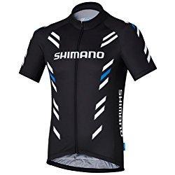 Shimano * printhortleeve Jersey Black, medium