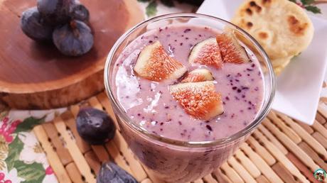 Batido de higos y soja