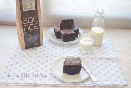 Bizcocho de arroz negro para el Reto ABC Bizcocho de arroz negro para el Reto ABC