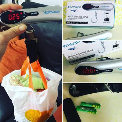 HAMSWAN Balanza ergonómica de precisión para el equipaje, De Shooping por Amazon