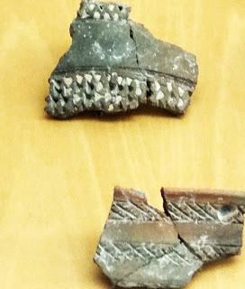 Algunas cerámicas del Museo arqueológico de Zamora.