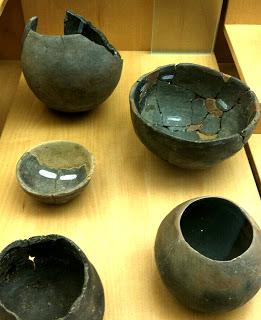 Algunas cerámicas del Museo arqueológico de Zamora.