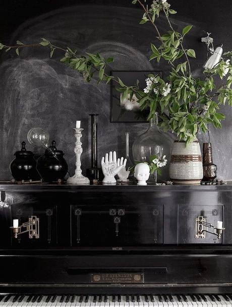 pared efecto pizarra