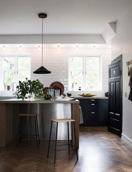 muebles cocina negra