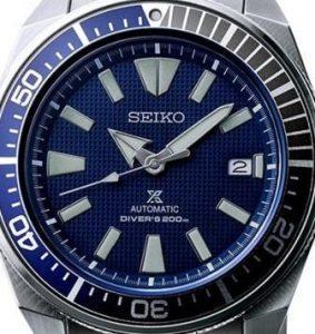 Reloj Seiko Samurai modelo SRPB49K1-EST con Katana