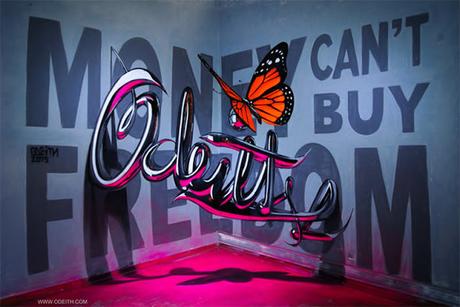 20 dibujos en 3D del genio del Graffiti Sergio Odeith, pinta ilusiones anamórficas