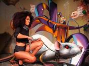 dibujos genio Graffiti Sergio Odeith, pinta ilusiones anamórficas