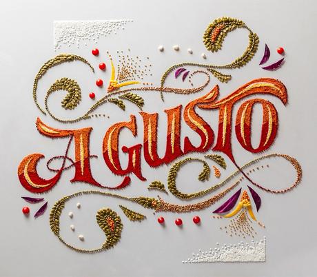 Las tipografías comestibles de Anna Keville Joyce