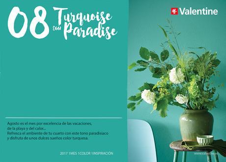 Agosto: Interiores en Azul Turquoise Paradise