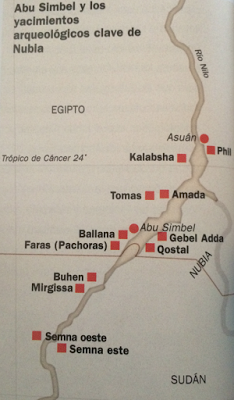 Las maravillas de Nubia salvadas de la inundación Las maravillas de Nubia salvadas de la inundación