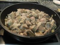 Cerdo con salsa de mostaza sin lactosa