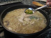 Cerdo con salsa de mostaza sin lactosa