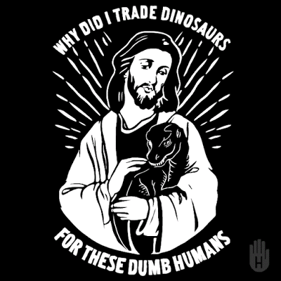 Why did I trade dinosaurs for these dumb humans?