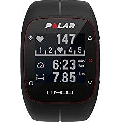 Polar M400 - Reloj de entrenamiento con GPS integrado y registro de actividad, color negro