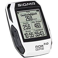 Sigma Sport Rox Gps 7.0 Ciclocomputador, Unisex Adulto, Blanco, Talla Única